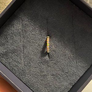 Maria Tash Opal Clicker 14k Rose Gold 8mm